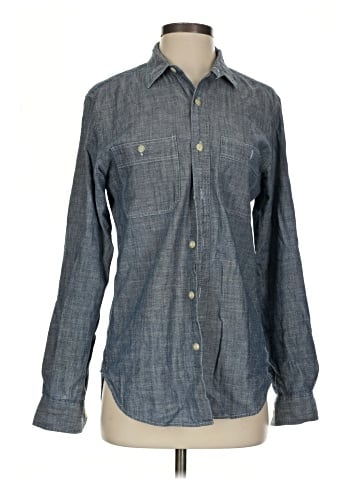 J.Crew Factory Store Long Sleeve Button-Down Shirt (view 1)