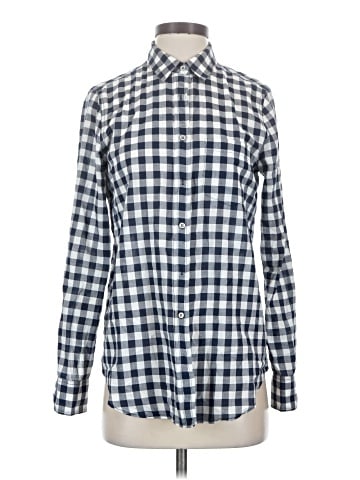 J.Crew Factory Store Long Sleeve Button-Down Shirt (view 1)