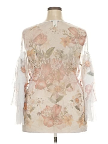 Cleo 3/4 Sleeve Blouse (view 2)