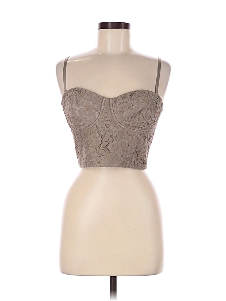 Pre-owned Guess Sleeveless Blouse In Silver
