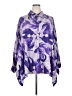 The Drop Purple 3/4 Sleeve Blouse Size 2X - photo 1