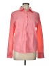 George Color Block Pink Long Sleeve Button-Down Shirt Size L - photo 1