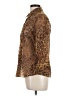 Westbound Animal Print Brown 3/4 Sleeve Blouse Size 10 - photo 5