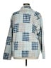 Susan Graver Houndstooth Blue Jacket Size 1X - photo 2