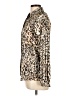 Robert Graham 100% Silk Animal Print Gold Long Sleeve Silk Top Size L - photo 5