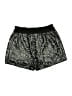Whitney Eve 100% Polyester Paisley Silver Shorts Size S - photo 2