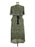 Connected Apparel 100% Polyester Paisley Green Cocktail Dress Size 18 - photo 2