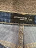 Just Black 100% Cotton Hearts Blue Jeans Size 31 waist - photo 7