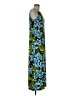 Style&Co 100% Polyester Tropical Blue Casual Dress Size M - photo 4