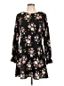 Divided by H&M Floral Black Casual Dress Size 12 - photo 1