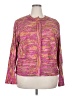Chico's Metallic Pink Jacket Size XL (3) - photo 1