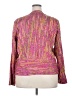 Chico's Metallic Pink Jacket Size XL (3) - photo 2