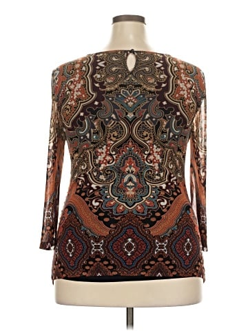 INC International Concepts Long Sleeve Blouse (view 2)