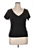 Splendid Black Short Sleeve Top Size 1X - photo 1