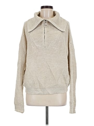 Hem & Thread Pullover Sweater (view 1)