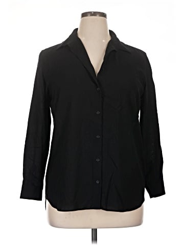 Uniqlo 3/4 Sleeve Button-Down Shirt (view 1)