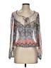 Living Doll 100% Polyester Gray Long Sleeve Blouse Size S - photo 1