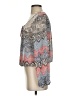 Living Doll 100% Polyester Gray Long Sleeve Blouse Size S - photo 5