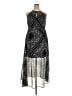 Torrid 100% Polyester Silver Cocktail Dress Size 2X Plus (2) - photo 1