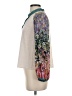 Tiny 100% Rayon Gray Ivory 3/4 Sleeve Blouse Size S - photo 5