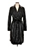 Avec Les Filles 100% Polyester Black Trenchcoat Size L - photo 1