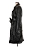 Avec Les Filles 100% Polyester Black Trenchcoat Size L - photo 5