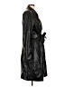 Avec Les Filles 100% Polyester Black Trenchcoat Size L - photo 4