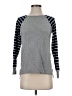 Pink Clover Gray Long Sleeve Top Size S - photo 1