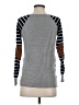 Pink Clover Gray Long Sleeve Top Size S - photo 2