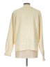Free People 100% Baumwolle Solid Ivory Pullover Sweater Size L - photo 2