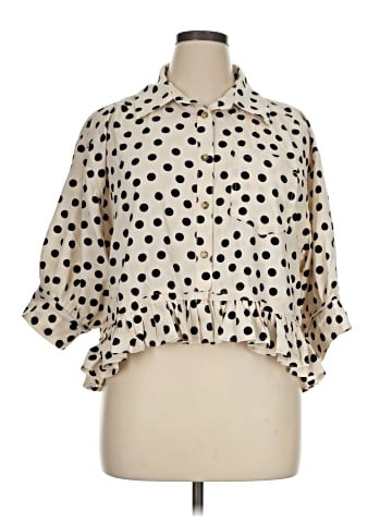 Bibi 3/4 Sleeve Blouse (view 1)