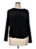 N Touch Black Long Sleeve Top Size XL - photo 1