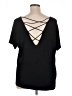 Charlotte Russe Black Short Sleeve Top Size XL - photo 2