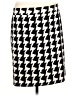 Attention Houndstooth Black Casual Skirt Size L - photo 1