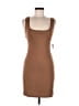 Final Touch Solid Brown Casual Dress Size M - photo 1