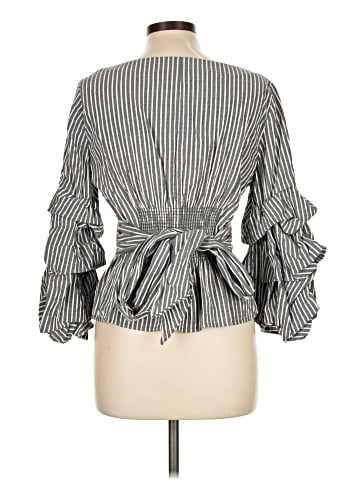White House Black Market Long Sleeve Blouse (view 2)