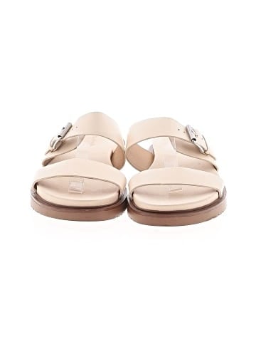 Madewell The Dee Double-Strap Slide Sandal in Leather (view 2)