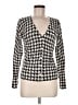 Merona Houndstooth Silver Pullover Sweater Size M - photo 1