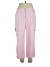 Chaps 100% Cotton Hearts Pink Cargo Pants Size 16 - photo 1