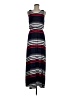 One World Stripes Blue Casual Dress Size M - photo 1