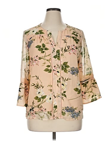 Fever 3/4 Sleeve Blouse (view 1)