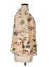 Fever Floral Tan 3/4 Sleeve Blouse Size XL - photo 4
