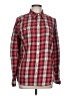 Lauren Jeans Co. Plaid Red Long Sleeve Button-Down Shirt Size L - photo 1