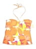 Freshwater Print Orange Swimsuit Top Size XL - photo 1