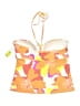 Freshwater Print Orange Swimsuit Top Size XL - photo 2