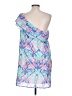 Oliphant Graphic Blue Cocktail Dress Size M - photo 2
