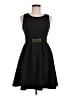 Blu-39 Solid Black Cocktail Dress Size 6 - photo 1