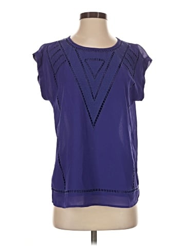 Skies Are Blue Short Sleeve Blouse (view 1)
