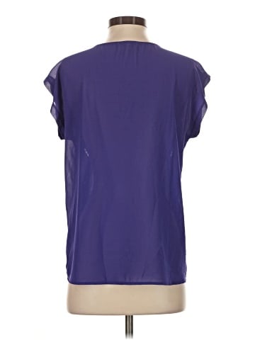 Skies Are Blue Short Sleeve Blouse (view 2)