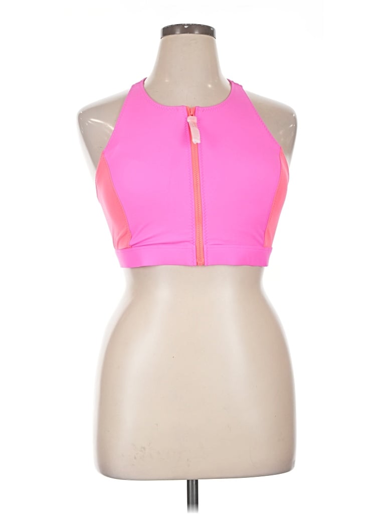Fabletics Tank Top Pink Halter Neckline Tops